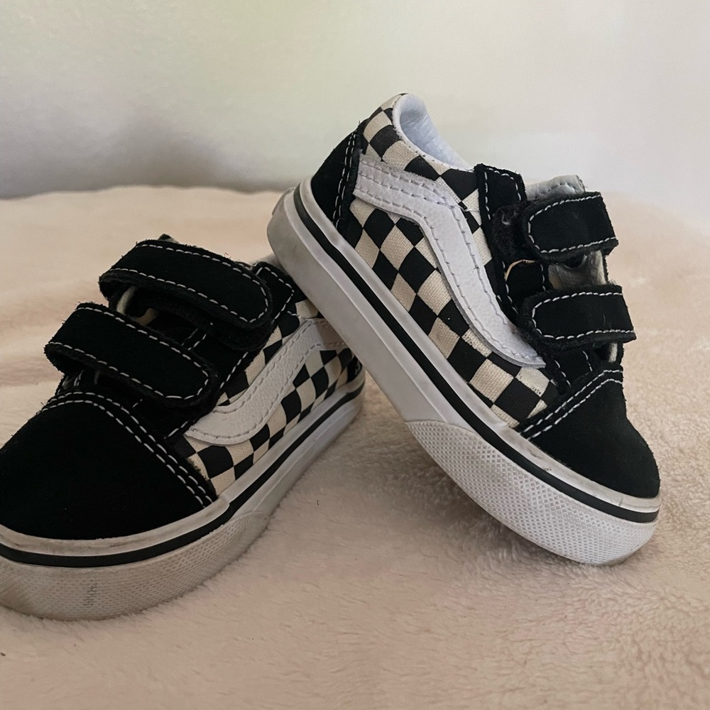 Toddler Old Skool V Checkerboard Shoe 4T